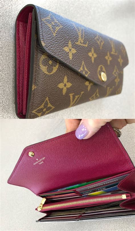 lv louis vuitton sarah long wallet pink|Louis Vuitton monogram wallet price.